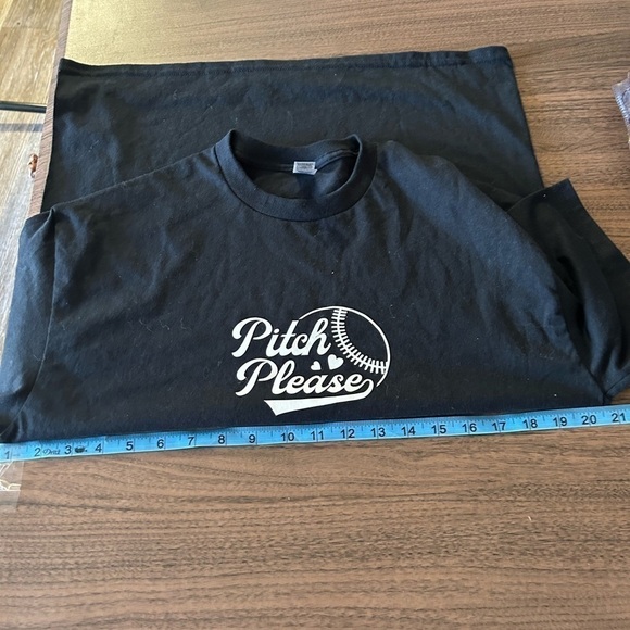 NWOT custom made pitch please softball shirt size medium ladies - Picture 5 of 6